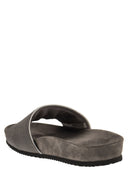 Brunello Cucinelli Precious Lignite Slippers