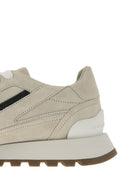 Brunello Cucinelli Runner In Camoscio Con Precious Contour