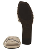 Brunello Cucinelli Nappa Leather Slides With Jewellery