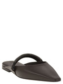 Brunello Cucinelli Soft Nappa Open Flats With Precious Strap