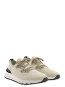 Brunello Cucinelli Cotton Chiné Knit Runners Sneakers