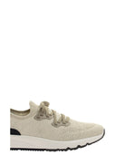 Brunello Cucinelli Cotton Chiné Knit Runners Sneakers