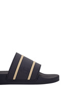 Brunello Cucinelli randiga gummisandaler