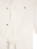 Fay Linen Chemisier Dress