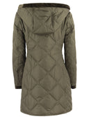 Fay Virginia Quilted Coat With Hood