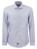 Fay Cotton French Collar Shirt