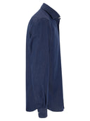 Fay Denim Shirt With French Collar