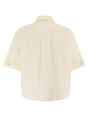 Fay Cropped Cotton Shirt