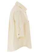 Fay Cropped Cotton Shirt