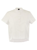 フェイマンダリンカラーシャツ