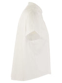 フェイマンダリンカラーシャツ