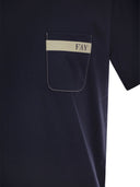 Fay Cotton T Shirt With Pocket