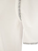 Fay T Shirt With Contrast Stitching