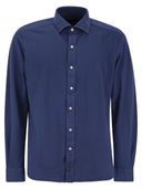 Fay Cotton French Collar Shirt