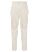 Peserico Iconic Fit pantals en comodidad de algodón satinado