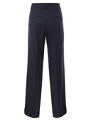 Pantalones de lona de mezcla de viscosa de peserico