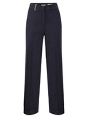 Pantalones de lona de mezcla de viscosa de peserico