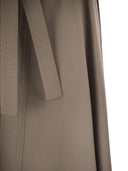 Peserico Long Skirt In Lightweight Stretch Cotton Satin