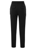 Elisabetta franchi Stretch Crepe Crepe Drivery Pantaloni con Horsebit