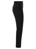 Elisabetta franchi Stretch Crepe Crepe Drivery Pantaloni con Horsebit