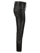 Elisabetta franchi faux læder tynde bukser