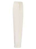 Fabiana Filippi Viscose And Linen Jogging Trousers
