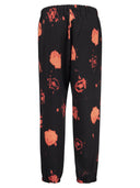 Marni Trousers With Faded Roses Print