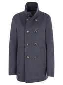Herno Wool e Cashmere Double Breasted Coat