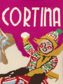 MC2 Saint Barth Wool e Cashmere Blend Jumper con stampa cartolina vintage