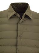 Herno Resort Shirt Down Jacket In Light Stretch Nylon