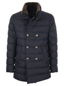 Herno Caban In Wool And Viscose