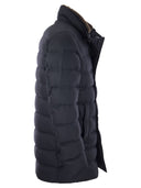 Herno Caban In Wool And Viscose