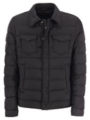 Herno Denim Jacket Shirt Down Jacket