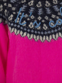 MC2 Saint Barth Women's Crew Neck Jumper a Nordic Jacquard