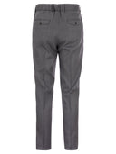 Peserico Virgin Wool And Linen Blend Trousers