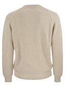 Peserico Crew Neck Sweater In Wool And Cashmere