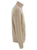 Pull à col roulé en laine peserico et en cachemire