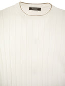 Peserico T Shirt In Pure Cotton Crépe Yarn