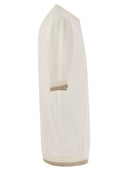 Peserico T Shirt In Linen And Cotton Yarn