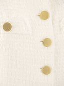 Giacca tweed a tagliate rosate di tagliatore rosato