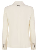 Peserico lana e tela di lino Blazer a doppio petto