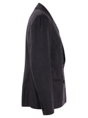 Peserico lana e tela di lino Blazer a doppio petto