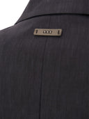 Peserico lana e tela di lino Blazer a doppio petto