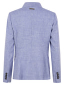 Peserico lana e tela di lino Blazer a doppio petto