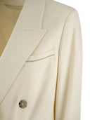 Peserico Viscose Blend Double Breasted Blazer