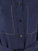 Vestido Chemisier de Lino Peserico