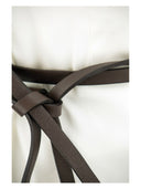 Peserico White Shirt With Leather Belt