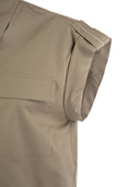 Peserico Light Cotton Satin 'Sail Hand' Camisa con cordón