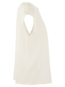 Peserico Crepe De Chine Top With Sequin Pocket