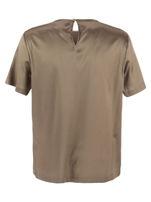 PESICO Silk Satin T -shirt